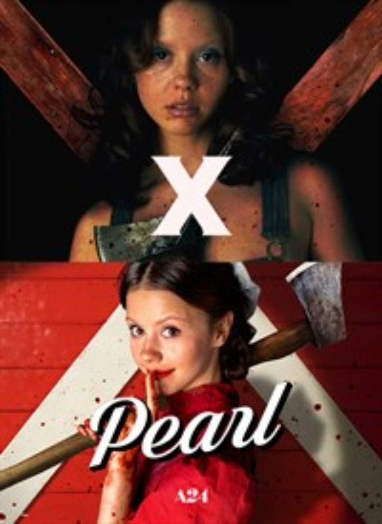 Pearl & X movie poster graphic